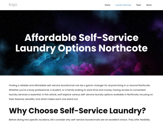 self-service-laundry-northcote screenshot