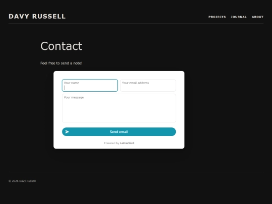 contact screenshot