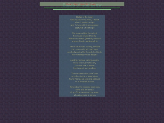 balladCrow screenshot
