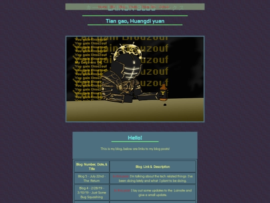 blog screenshot