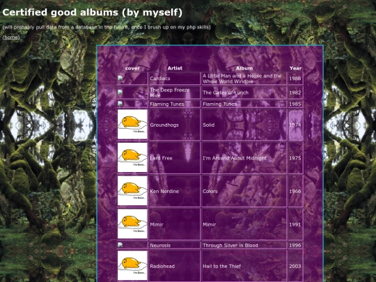 goodalbums screenshot