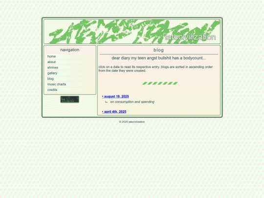 blog screenshot