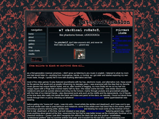 shrines/mcr screenshot