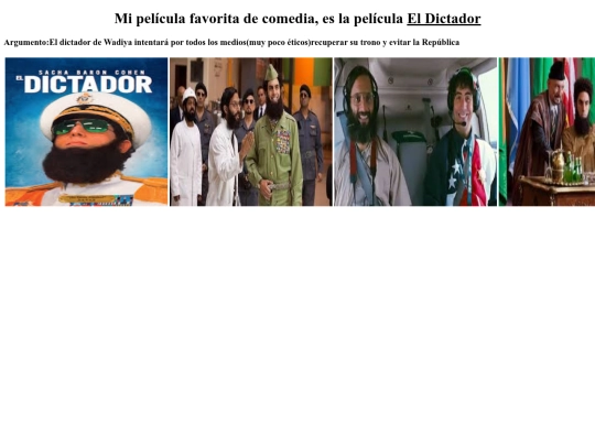 ejercicio11/paginacomedia screenshot