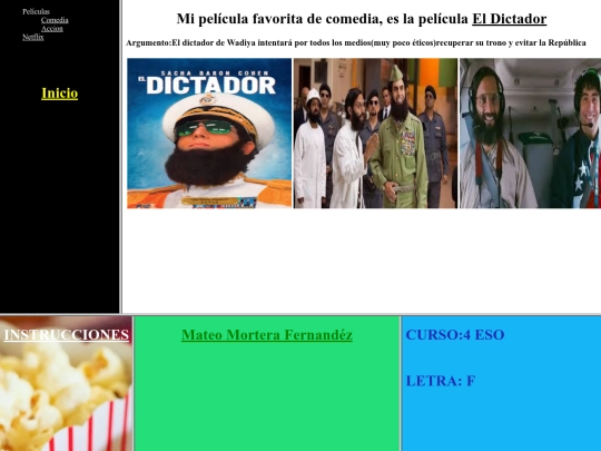 ejercicio11/paginacomedia2 screenshot