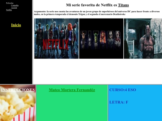 ejercicio11/paginanetflix screenshot