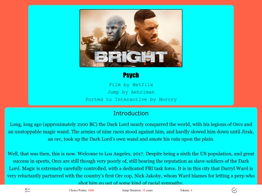 CYOA/Bright screenshot