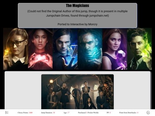 CYOA/The_Magicians screenshot