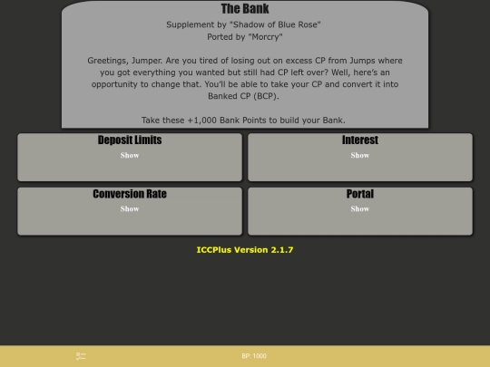 Supplements/TheBank screenshot