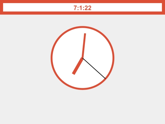 Geo/27-clock_CSS screenshot