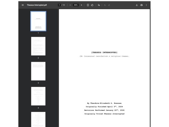 Stories & Such/theseusinterrupted screenshot