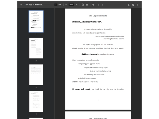 Stories & Such/theurgetoimmolate screenshot