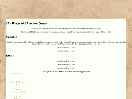 testpage screenshot