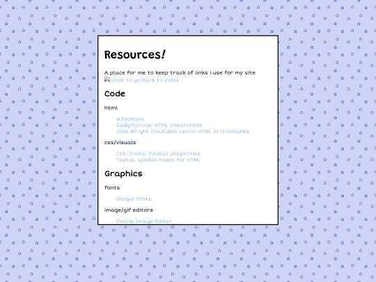 resources screenshot
