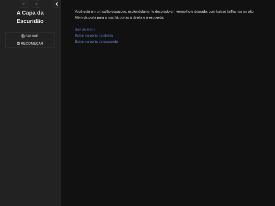 A Capa da Escuridão screenshot