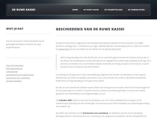 html/deruwekassei/geschiedenisDeRuweKassei screenshot