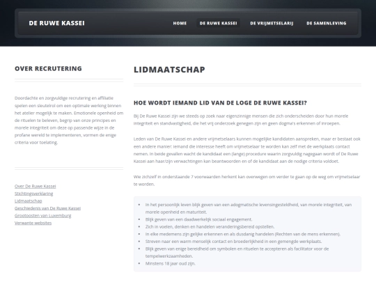html/deruwekassei/lidmaatschapDeRuweKassei screenshot