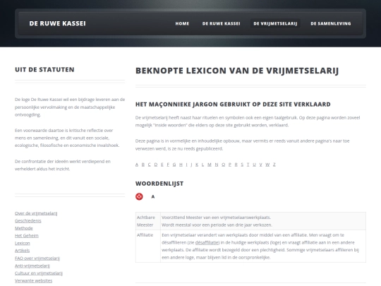 html/devrijmetselarij/lexiconvrijmetselarij screenshot