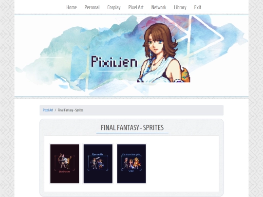 pixelart-final-fantasy-sprites screenshot