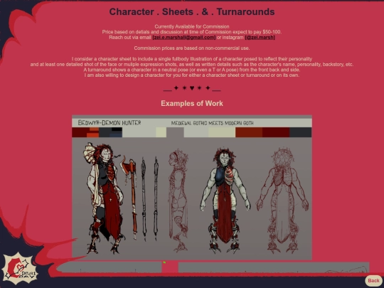 CharacterSheets screenshot
