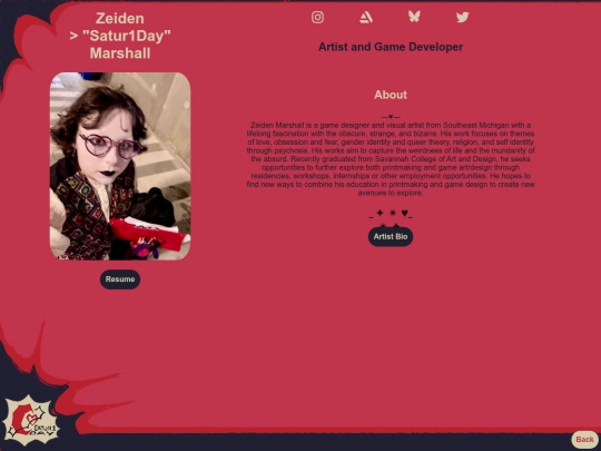 aboutMe screenshot