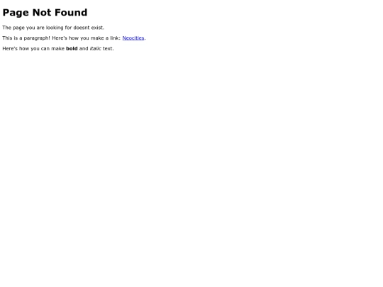 not_found screenshot
