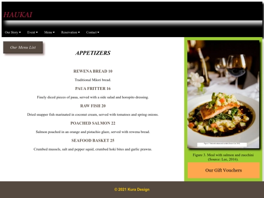 appetizers screenshot
