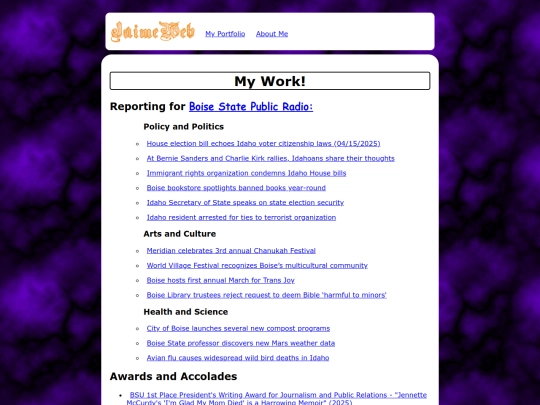 mywork screenshot