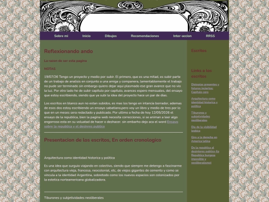 Pestañas/filosofandolatorta screenshot
