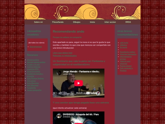 Pestañas/recomendacionesdelatorta screenshot
