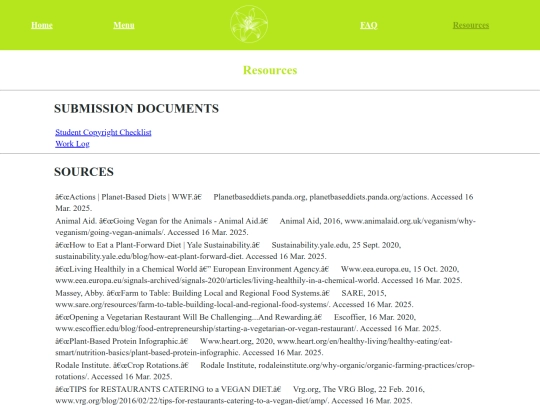 resources screenshot