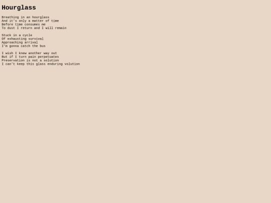 hourglass screenshot