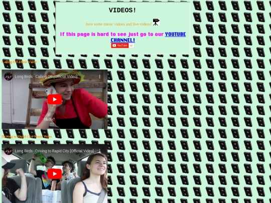 videos screenshot