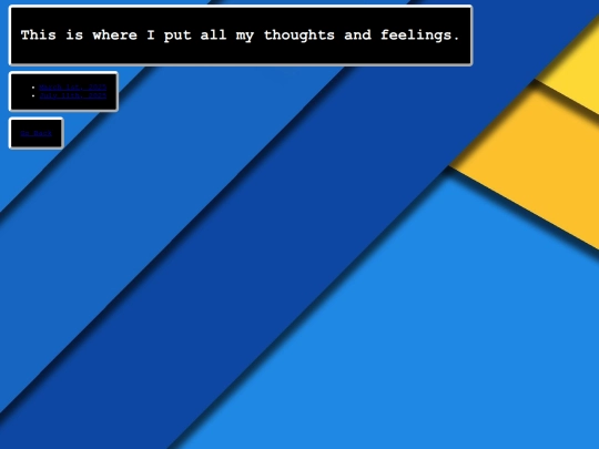 journal screenshot