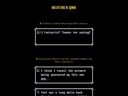 newsletter/qna screenshot