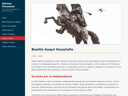 heroes/basilio-auqui screenshot