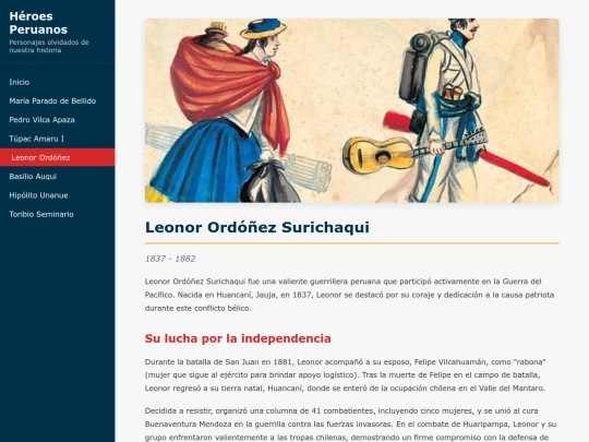 heroes/leonor-ordonez screenshot
