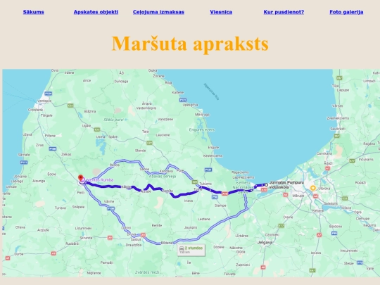 ekskursija/marsuts screenshot