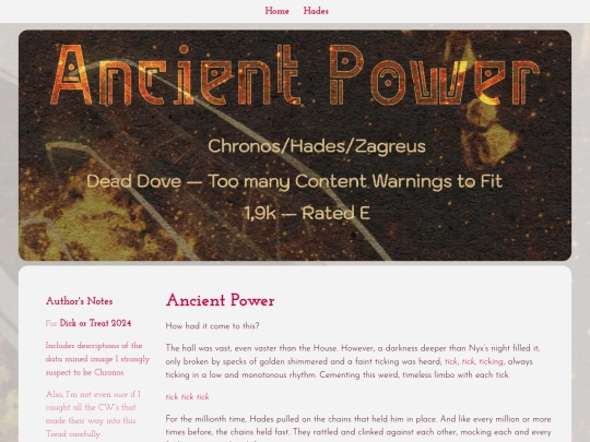 Stories/Hades_AncientPower screenshot