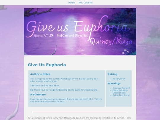 Stories/NUC_Euphoria screenshot