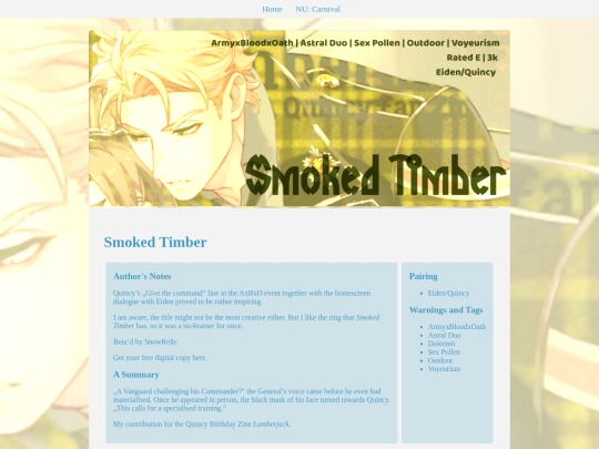 Stories/NUC_SmokedTimber screenshot