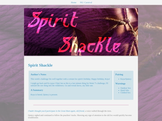Stories/NUC_SpiritShackle screenshot