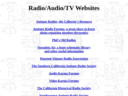links screenshot