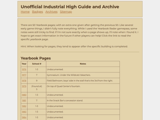 yearbook-locations screenshot