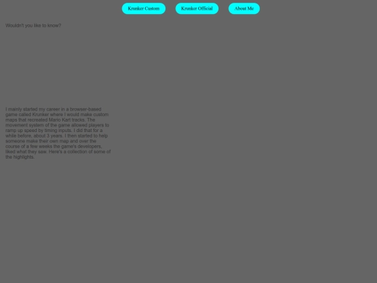 AboutMe screenshot
