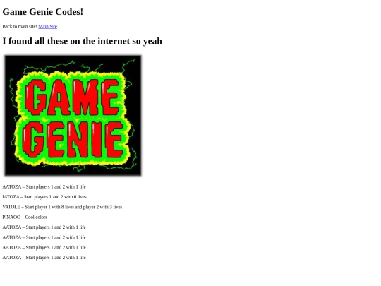 game_genie screenshot