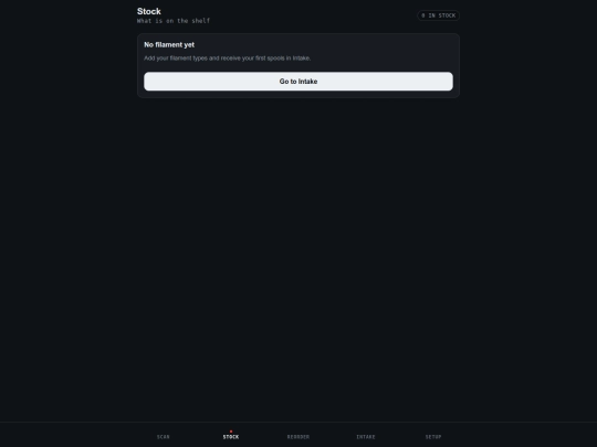 Tracker screenshot