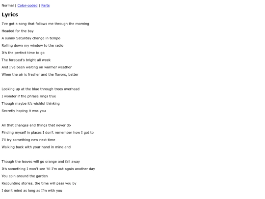 sidewalk_days-lyrics screenshot