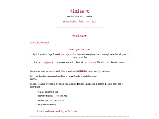 index screenshot