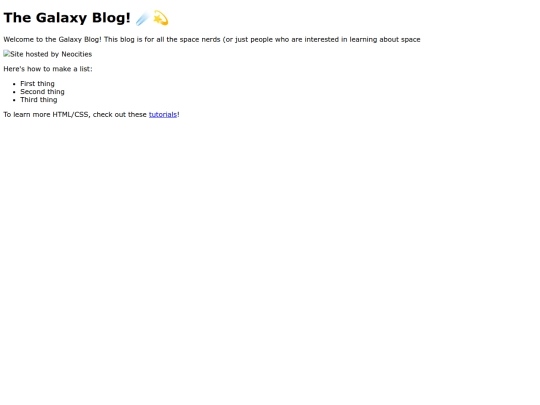index screenshot